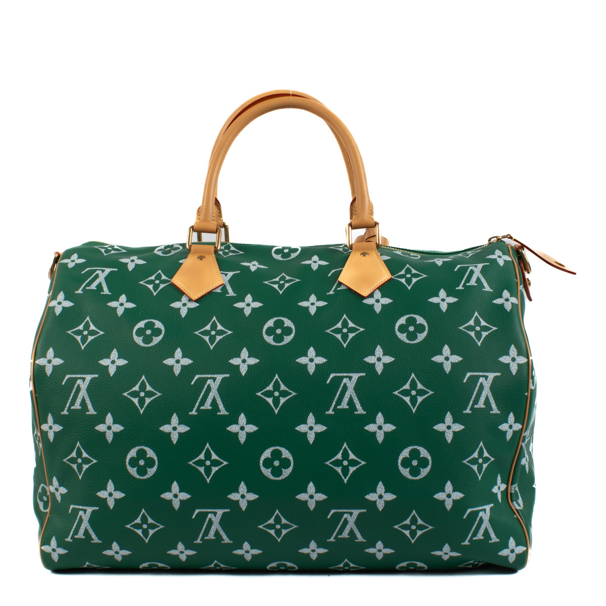 Louis Vuitton Green Limited Speedy P9 Bandoulière 50 Monogram