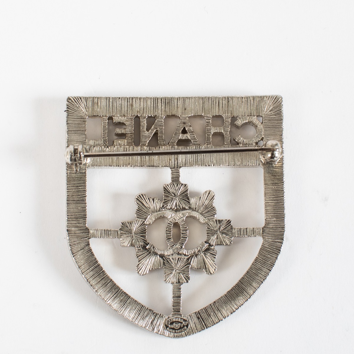 Chanel Shield Crystal Brooch 16V ○ Labellov ○ Buy and Sell