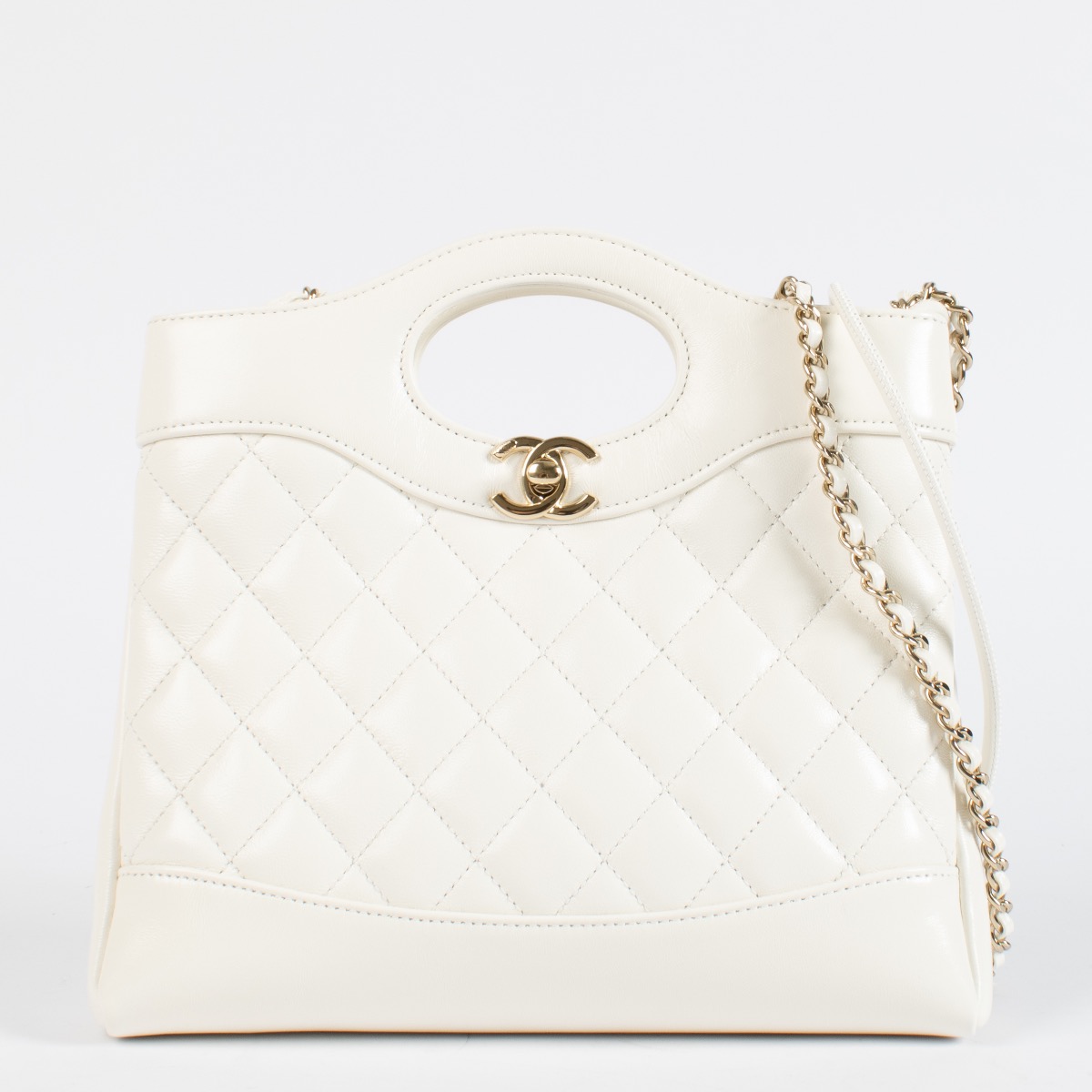 Chanel White Mini Chanel 31 Tote Bag ○ Labellov ○ Buy and Sell