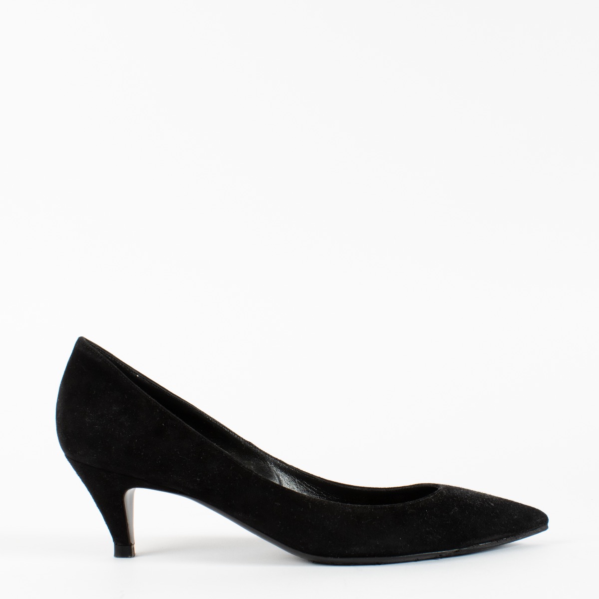 Saint Laurent Black Suede Pumps ○ Labellov ○ Buy and Sell