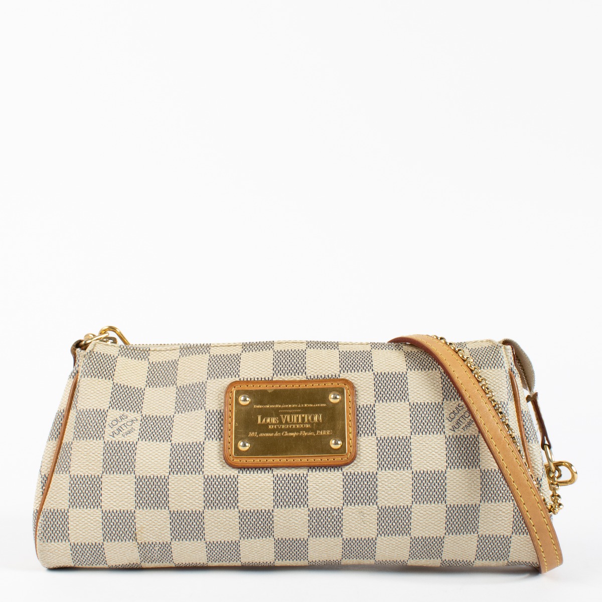 エミリア 　Louis Vuitton バッグ Louis Vuitton Damier Azur Eva Clutch Crossbody ○ Labellov