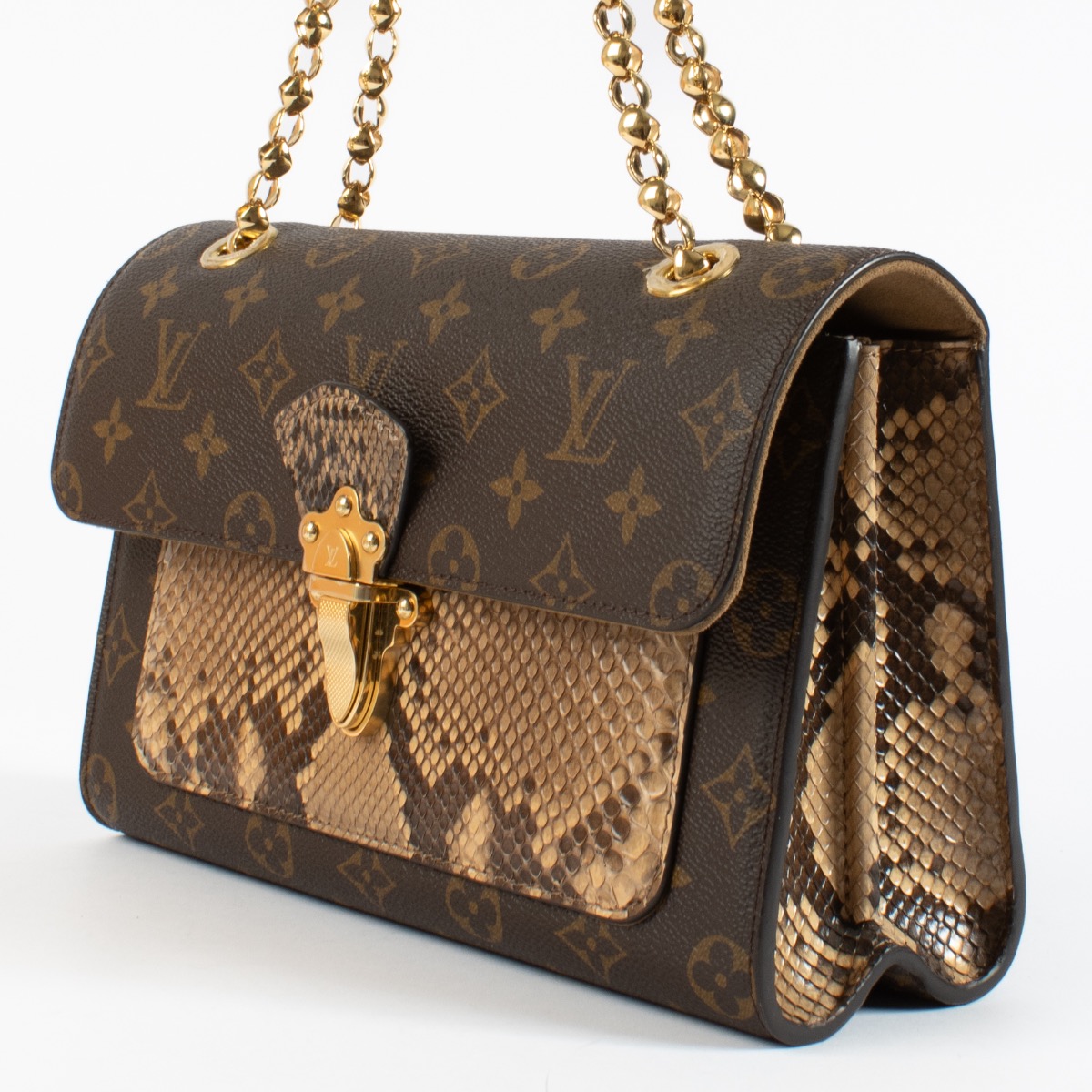 Louis Vuitton Monogram Python Victoire Bag ○ Labellov ○ Buy and