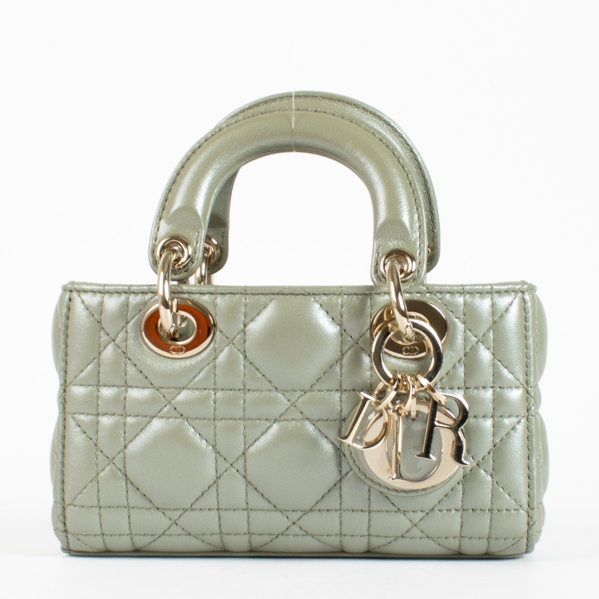 Dior Lady D-Joy Micro Pastel Peyote Green Bag ○ Labellov ○ Buy