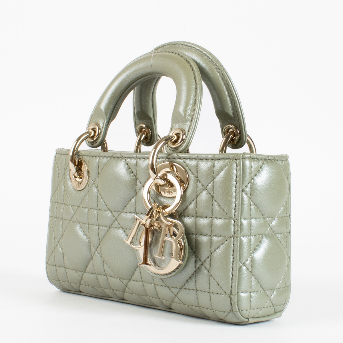 Dior Lady D-Joy Micro Pastel Peyote Green Bag ○ Labellov ○ Buy