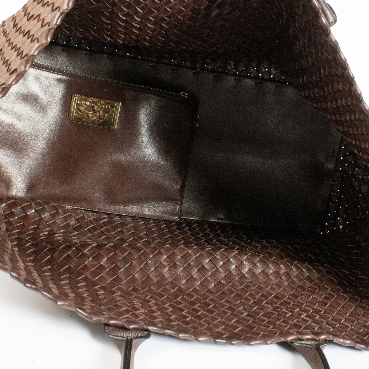 Bottega Veneta Brown Limited Edition Large Cabat Bag ○ Labellov
