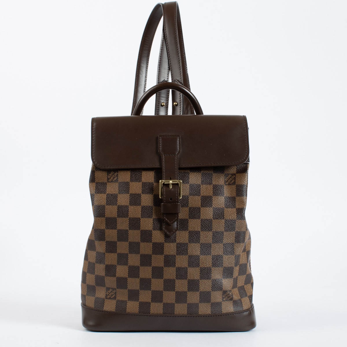 Louis Vuitton Brown Damier Ebene Soho Backpack ○ Labellov ○ Buy