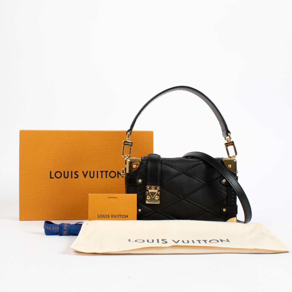 Louis Vuitton Black Malletage Side Trunk PM ○ Labellov ○ Buy and