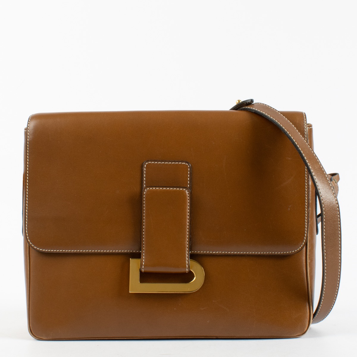 DELVAUX/デルヴォー/ベルト/ブラウン/レザー/ロゴ/金具/73 DELVAUX/デルヴォー/ベルト/ブラウン/レザー/ロゴ/金具/73