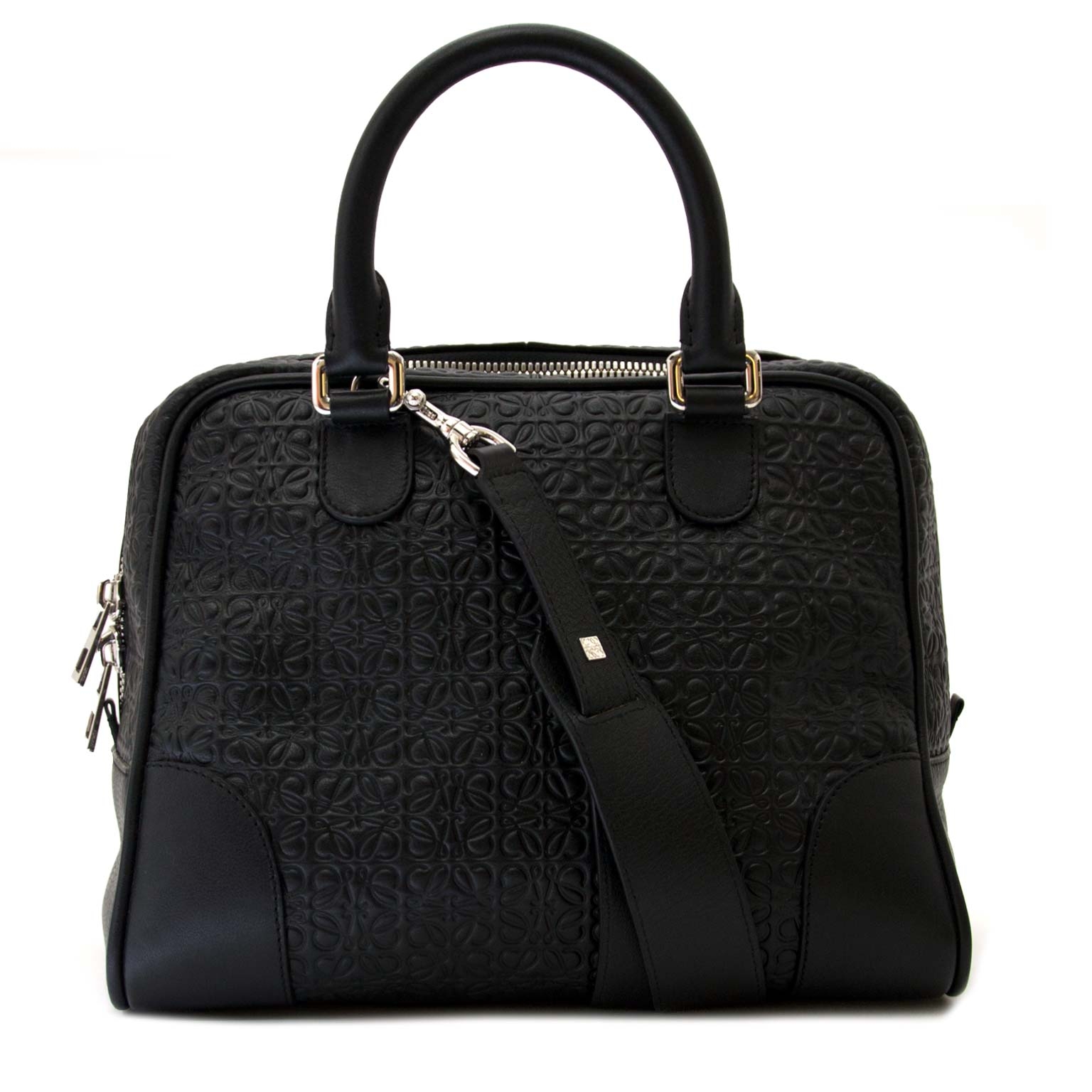 Loewe Black Bolso Amazona Medium Anagram Bag ○ Labellov