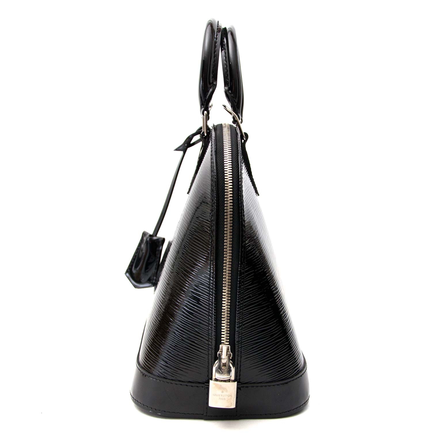 Louis Vuitton // Black Epi Patent Leather Alma PM Handbag – VSP Consignment