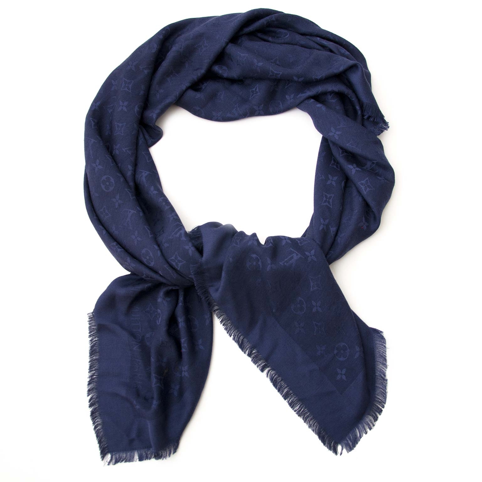 Louis Vuitton Miss LV Wool Scarf - Blue Scarves and Shawls