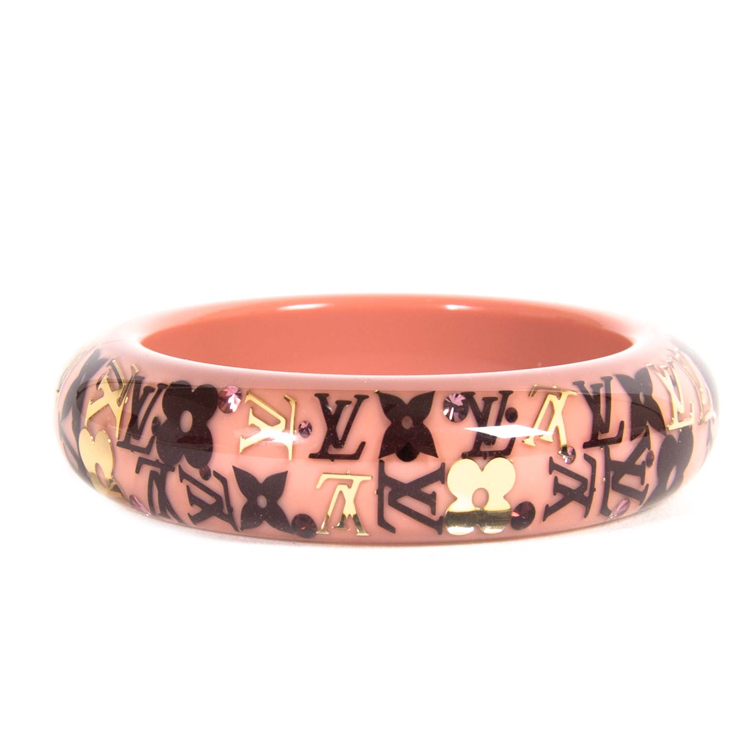 Inclusion bracelet Louis Vuitton Pink in Plastic - 30778389