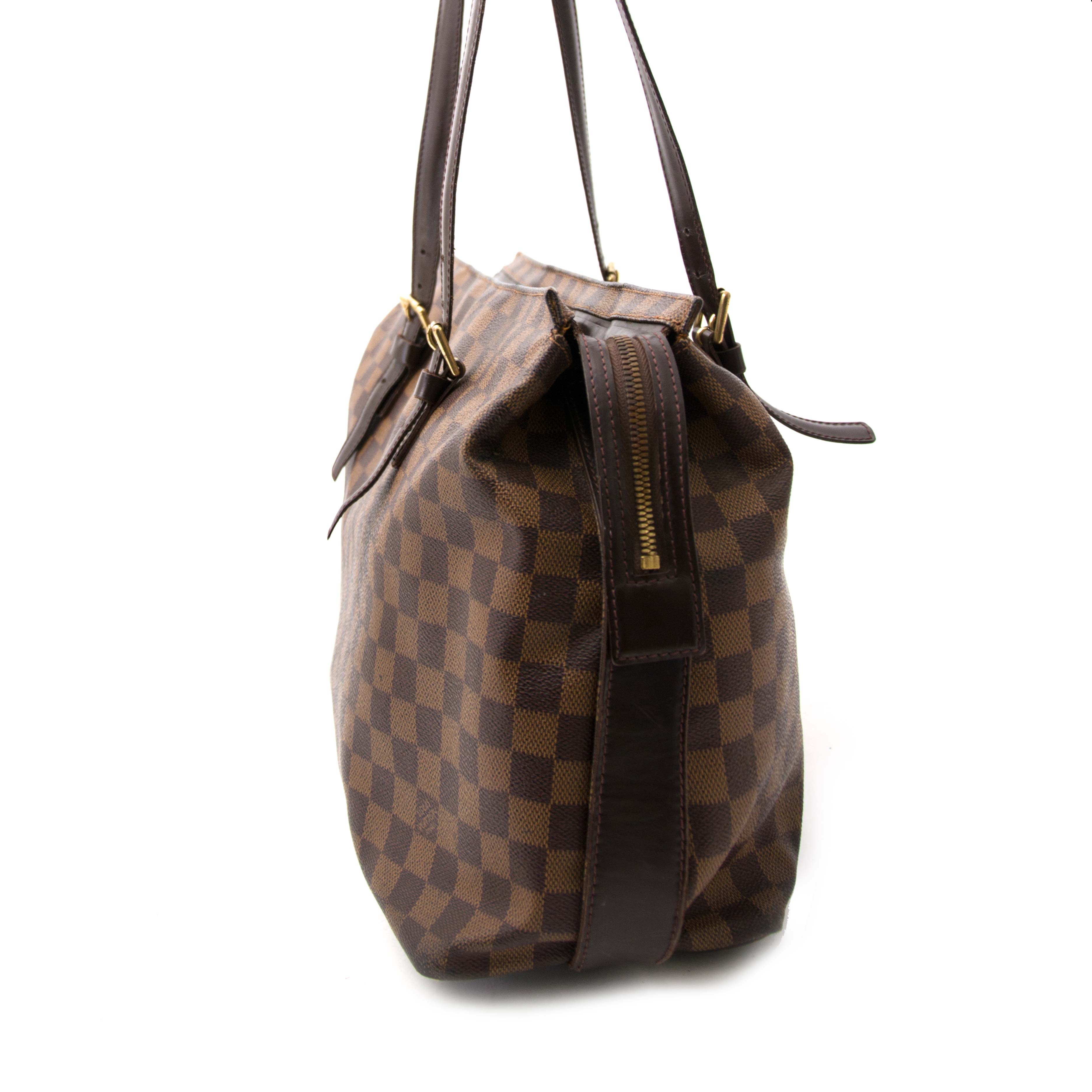 Louis Vuitton Damier Ebene Chelsea Tote Labellov Buy and Sell Authentic  Luxury