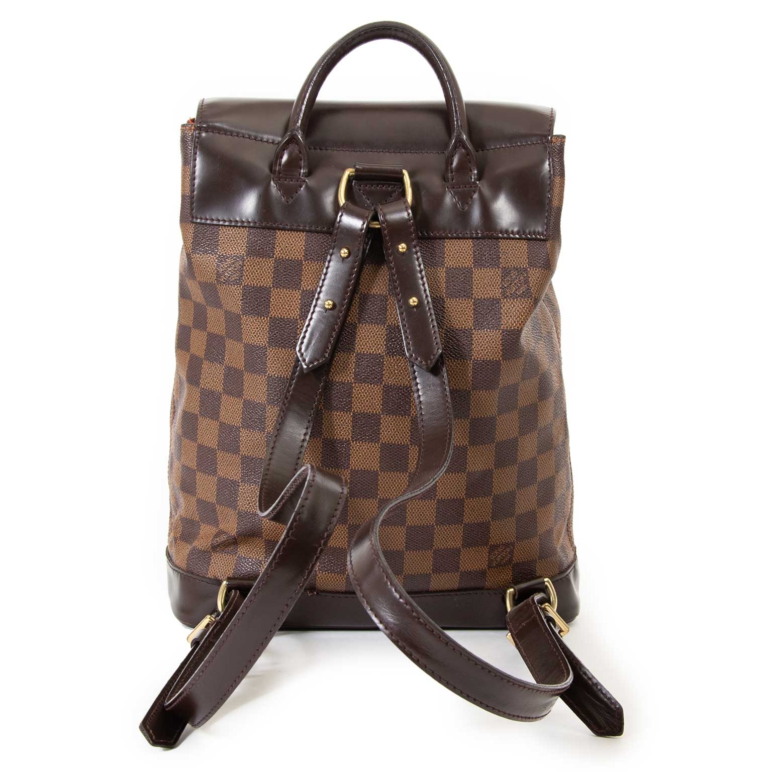 Louis Vuitton Damier Ebene Soho Backpack - Brown Backpacks, Handbags -  LOU809025
