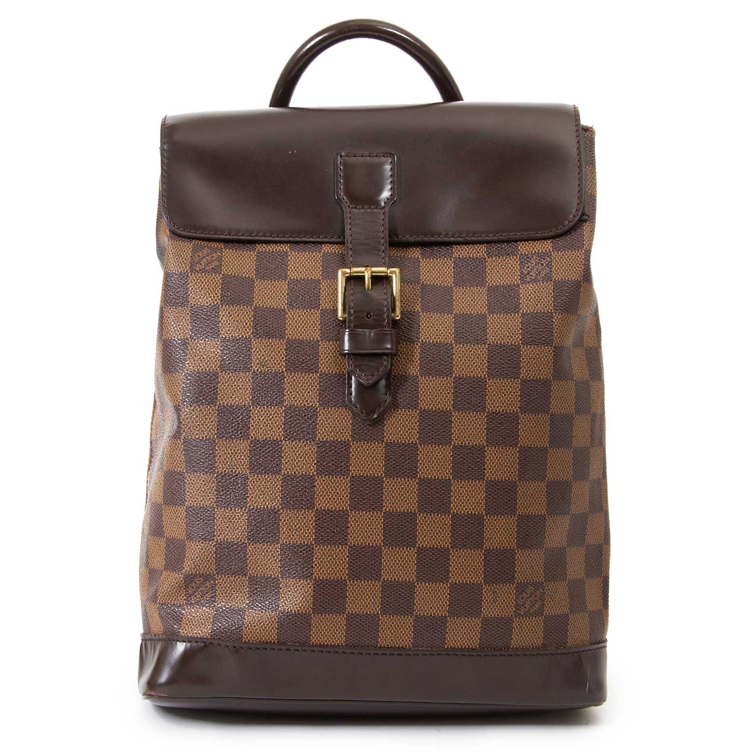 Louis Vuitton Damier Ebene Soho Backpack 12lv2 For Sale at 1stDibs