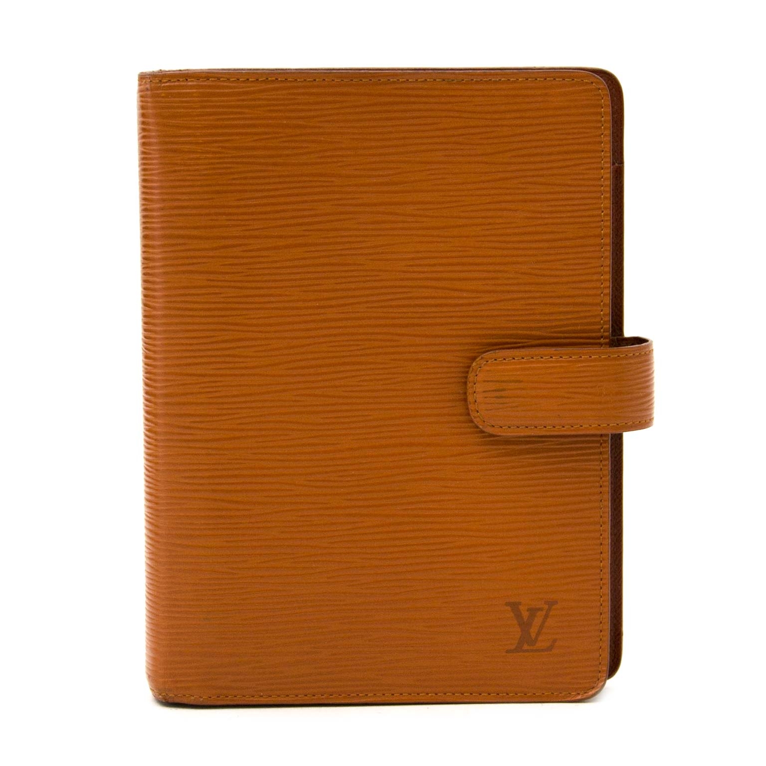 Louis Vuitton Couverture Agenda de Bureau Brown Leather Wallet (Pre-Owned)