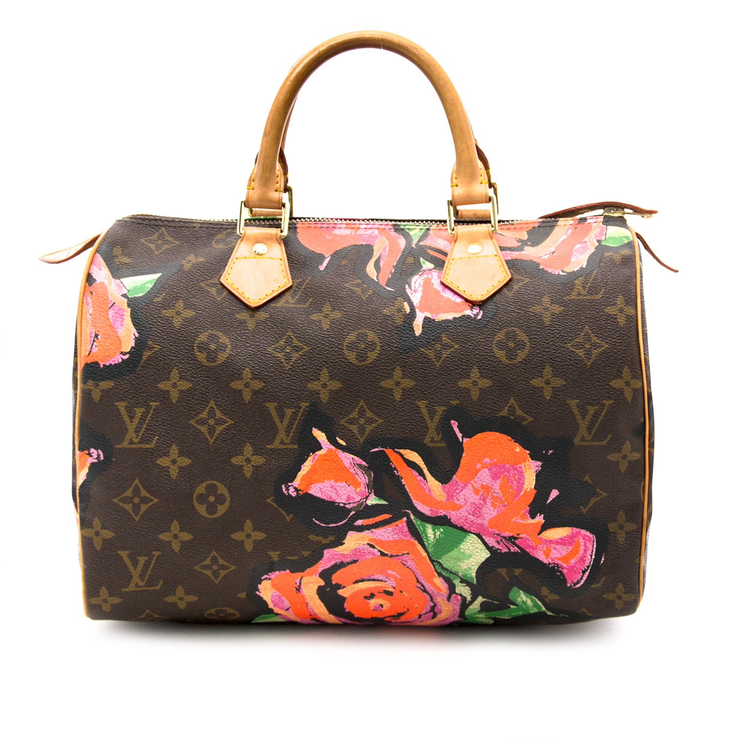 Louis Vuitton Limited edition Speedy 30 Bandouliere Monogram Giant Brown Cloth ref196058 Joli Closet #31 Louis Vuitton Limited edition Speedy 30 Bandouliere Monogram Giant Brown Cloth ref196058 Joli Closet