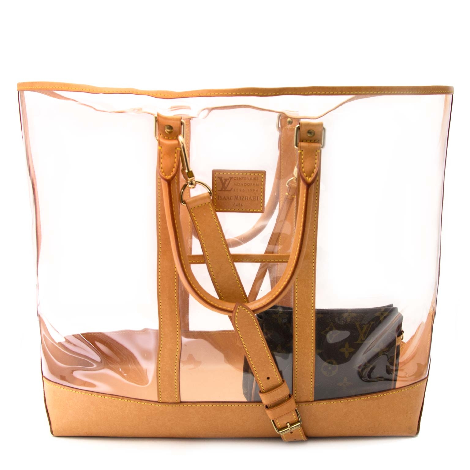 Louis Vuitton Clear Vinyl Centenaire Weekend Tote Bag by Isaac