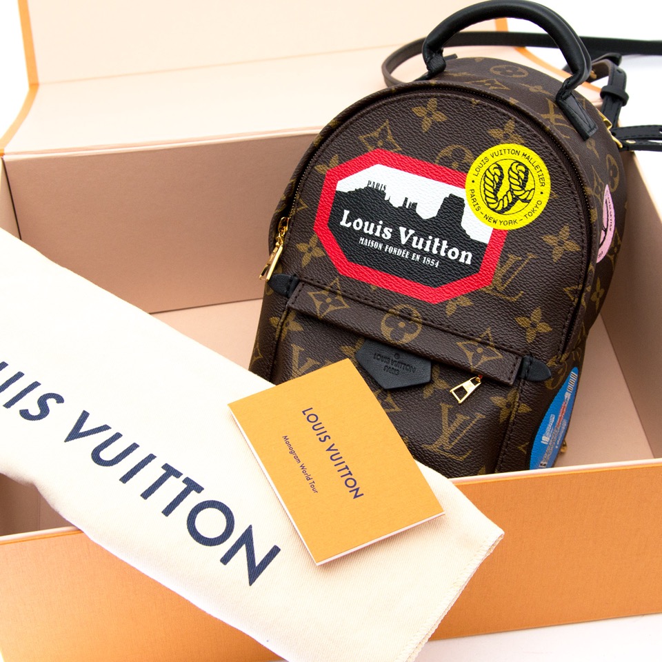 New in Box Louis Vuitton Limited Edition Mini Logo Backpack Bag at 1stDibs