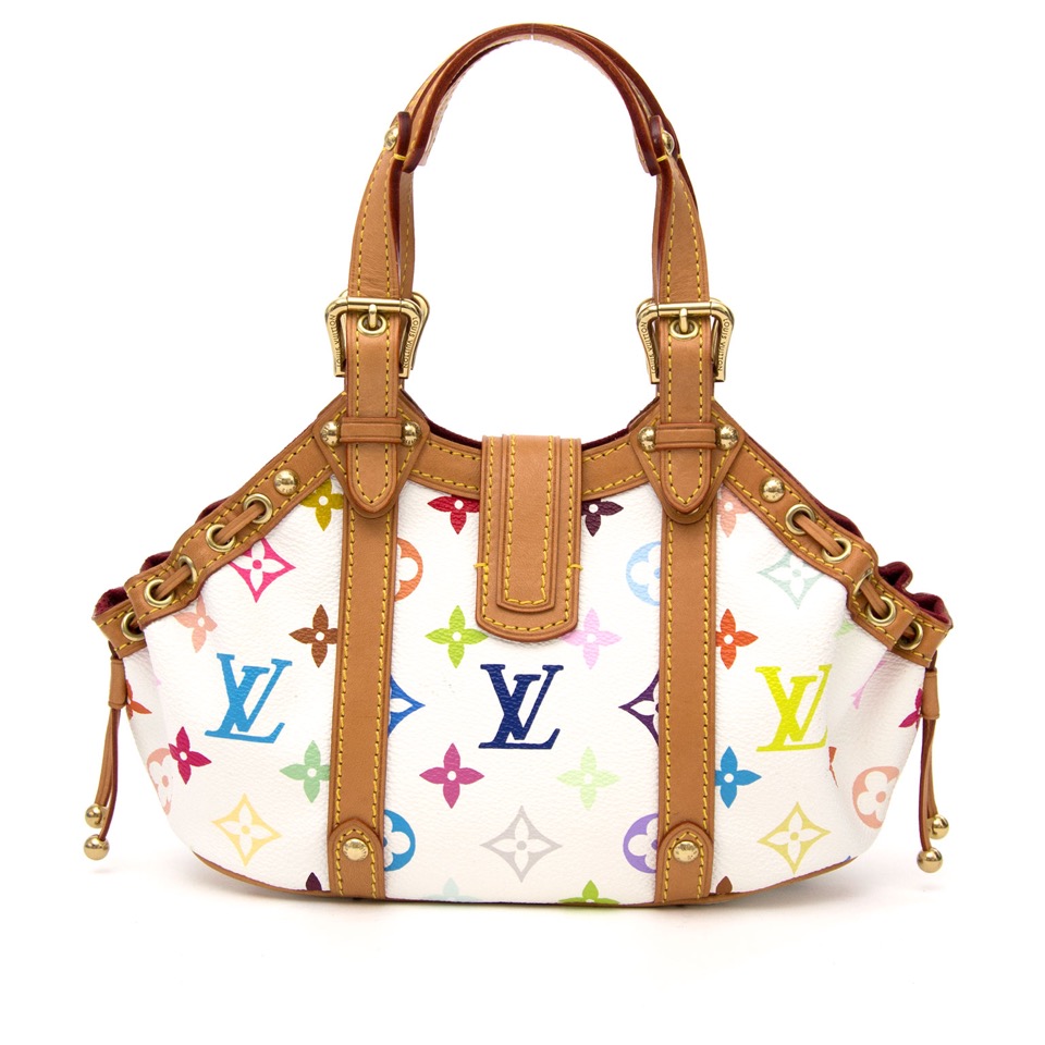 a*様 Louis Vuitton モノグラム ブーティ Louis Vuitton Limited Edition Theda PM Multicolor ○ Labellov