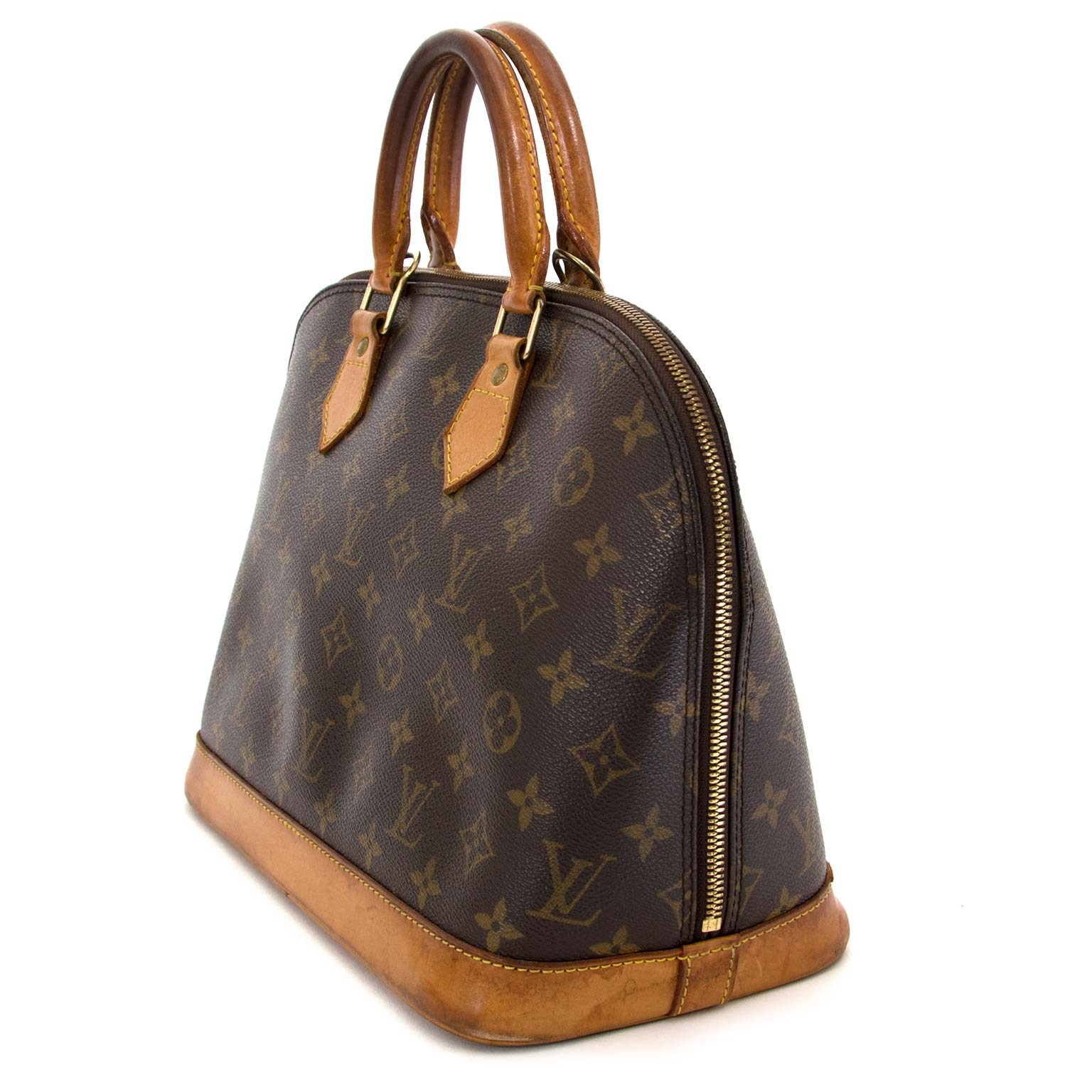 Louis Vuitton Vintage Alma PM Monogram Canvas Handbag ○ Labellov