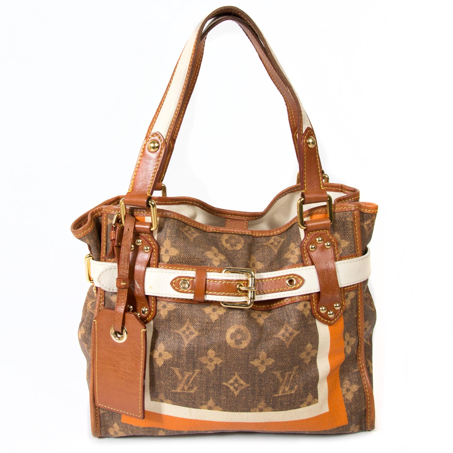 Louis Vuitton Limited Edition Monogram Tisse Rayures PM Tote Bag ○ Labellov  ○ Buy and Sell Authentic Luxury