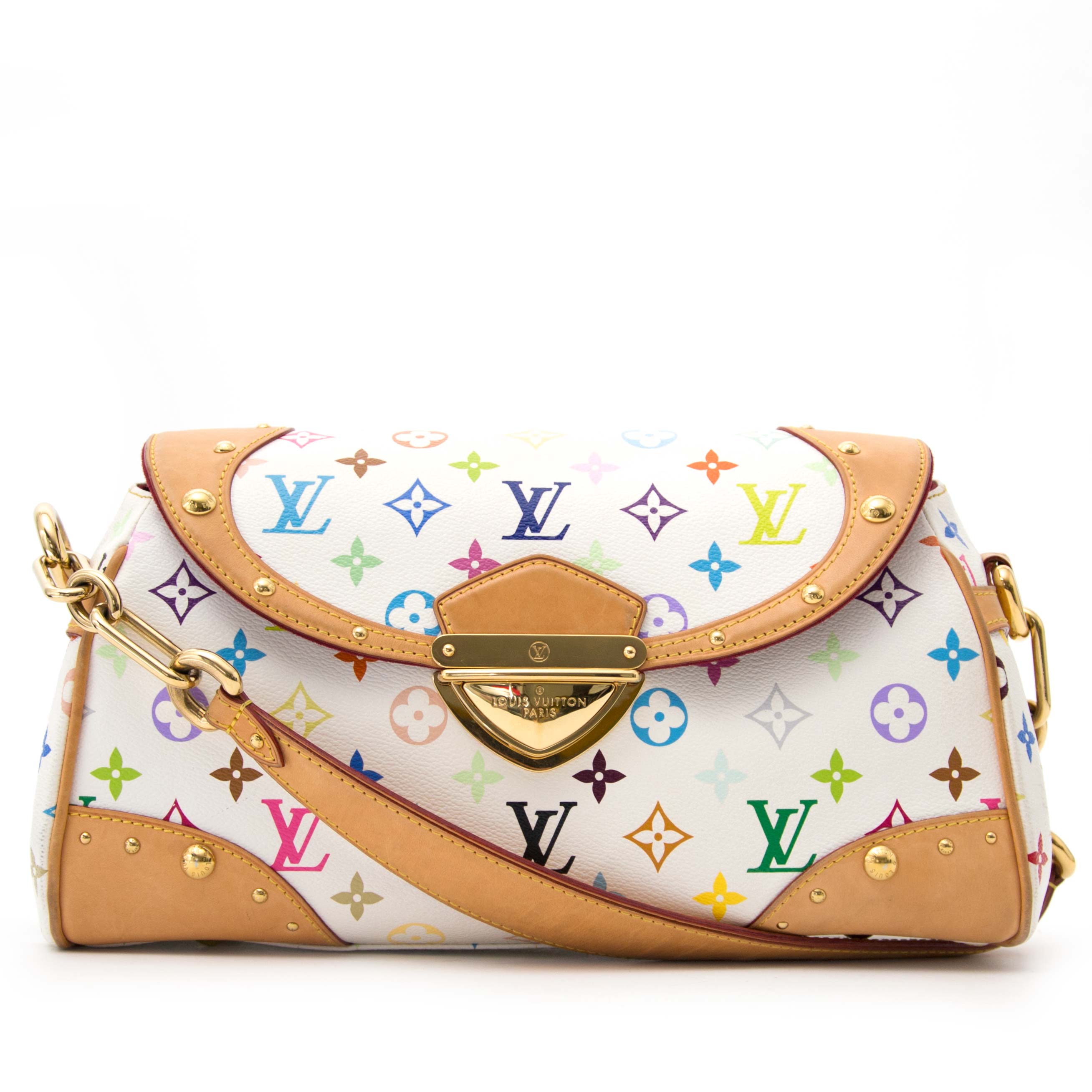 Louis Vuitton Monogram Multicolore Beverly MM - White Shoulder Bags,  Handbags - LOU765680