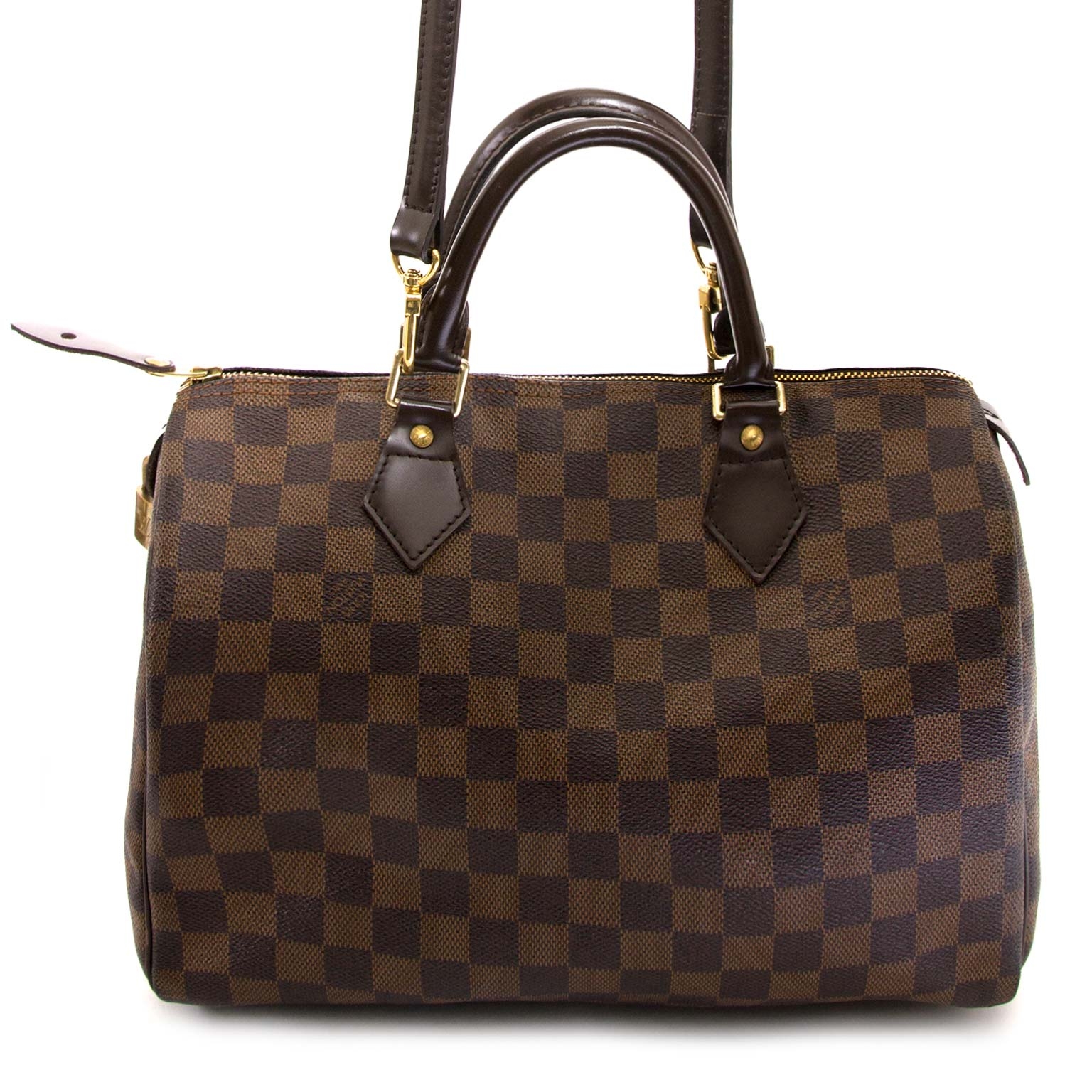 Louis Vuitton Speedy 30 ハンドバッグ Louis Vuitton Damier Speedy 30 + Strap ○ Labellov ○ Buy and Sell
