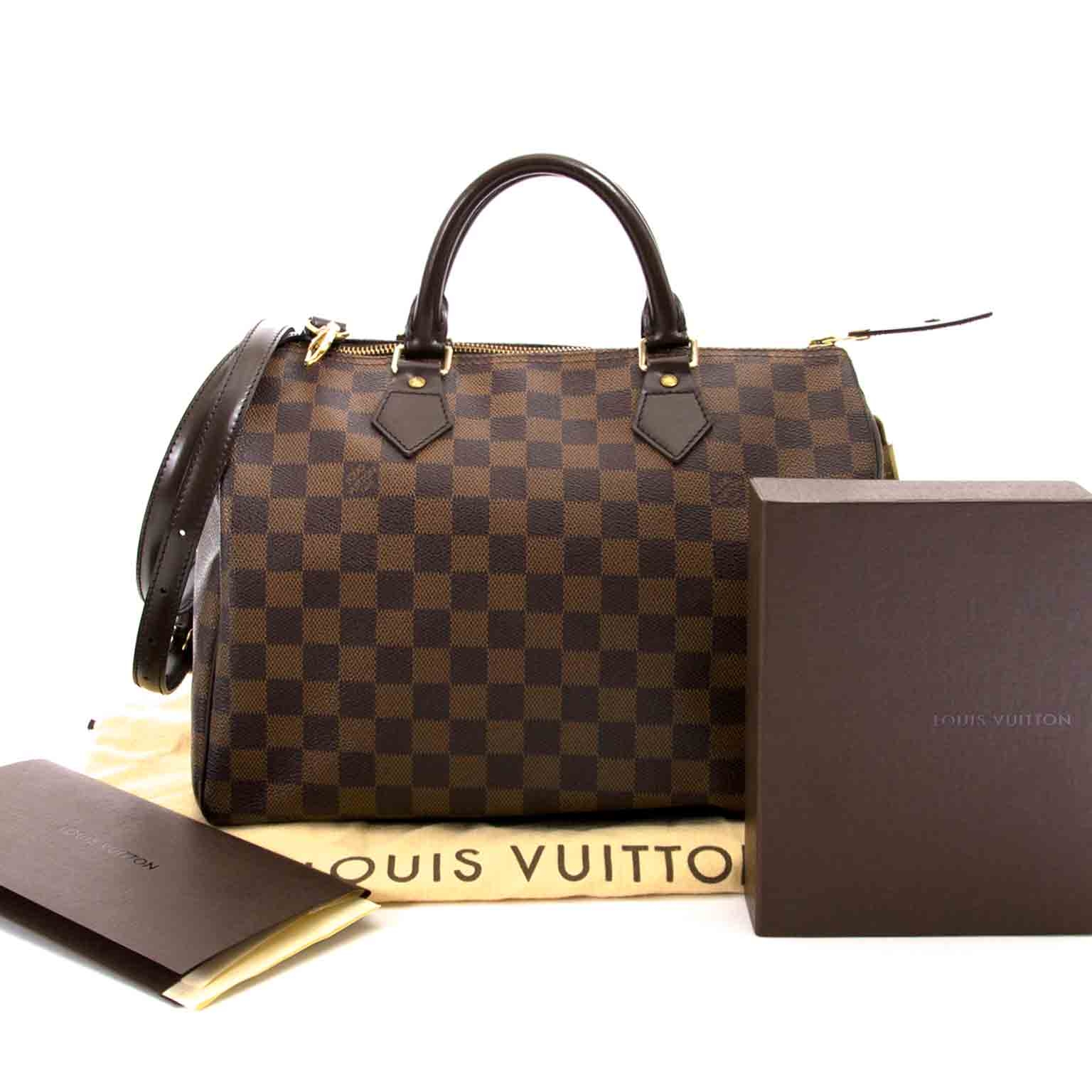 Louis Vuitton Damier Speedy 30 + Strap ○ Labellov ○ Buy