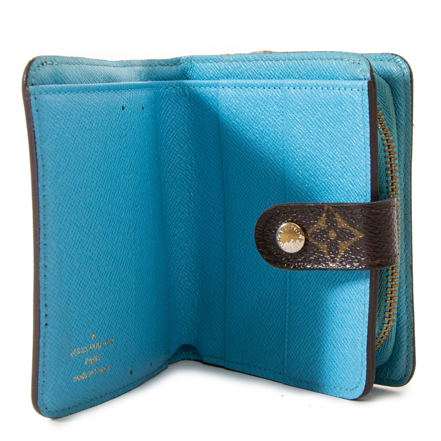 Louis Vuitton Limited Groom Compact Wallet Bellboy Monogram Blue