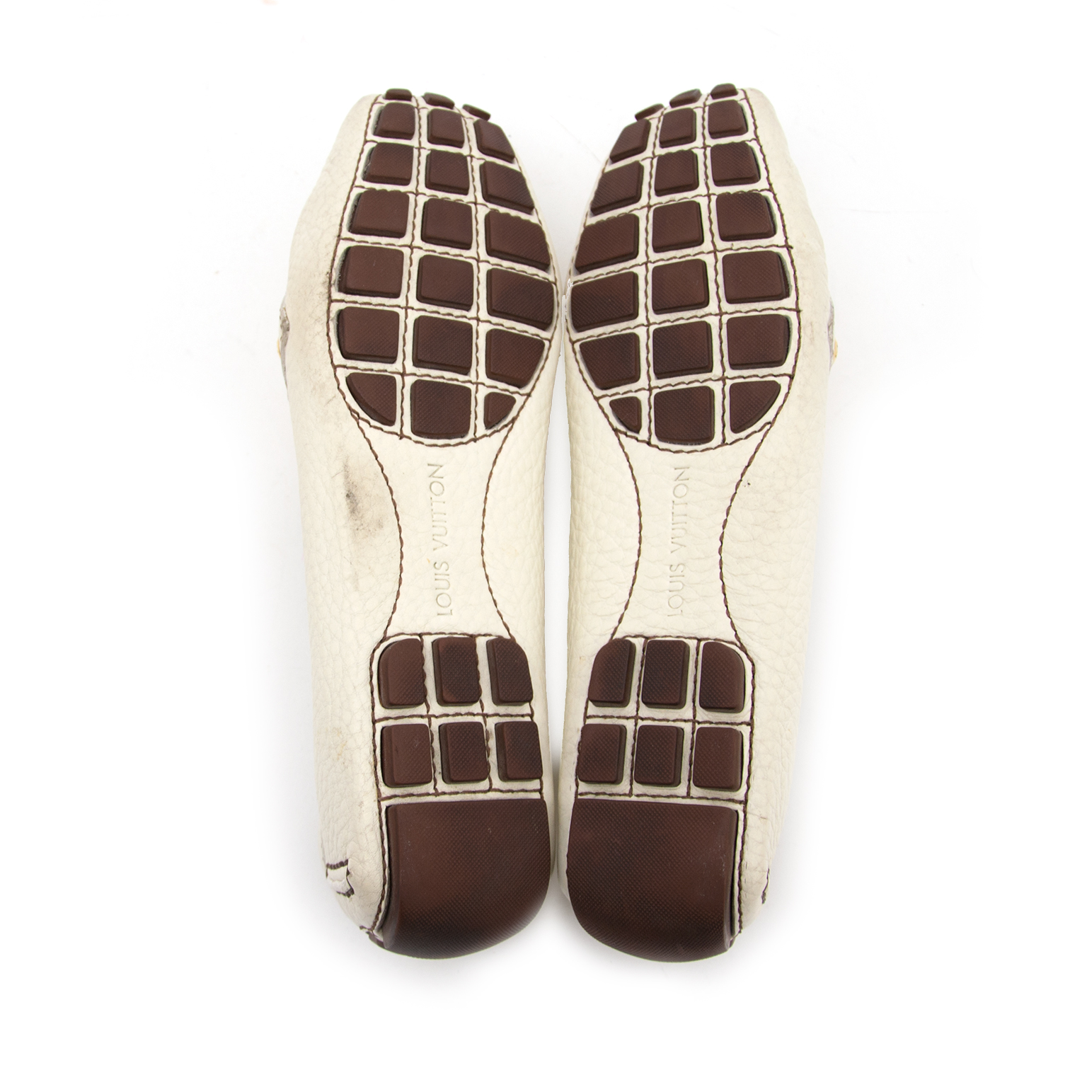 Louis Vuitton White Oxford Loafer - Size: 38.5 ○ Labellov ○ Buy