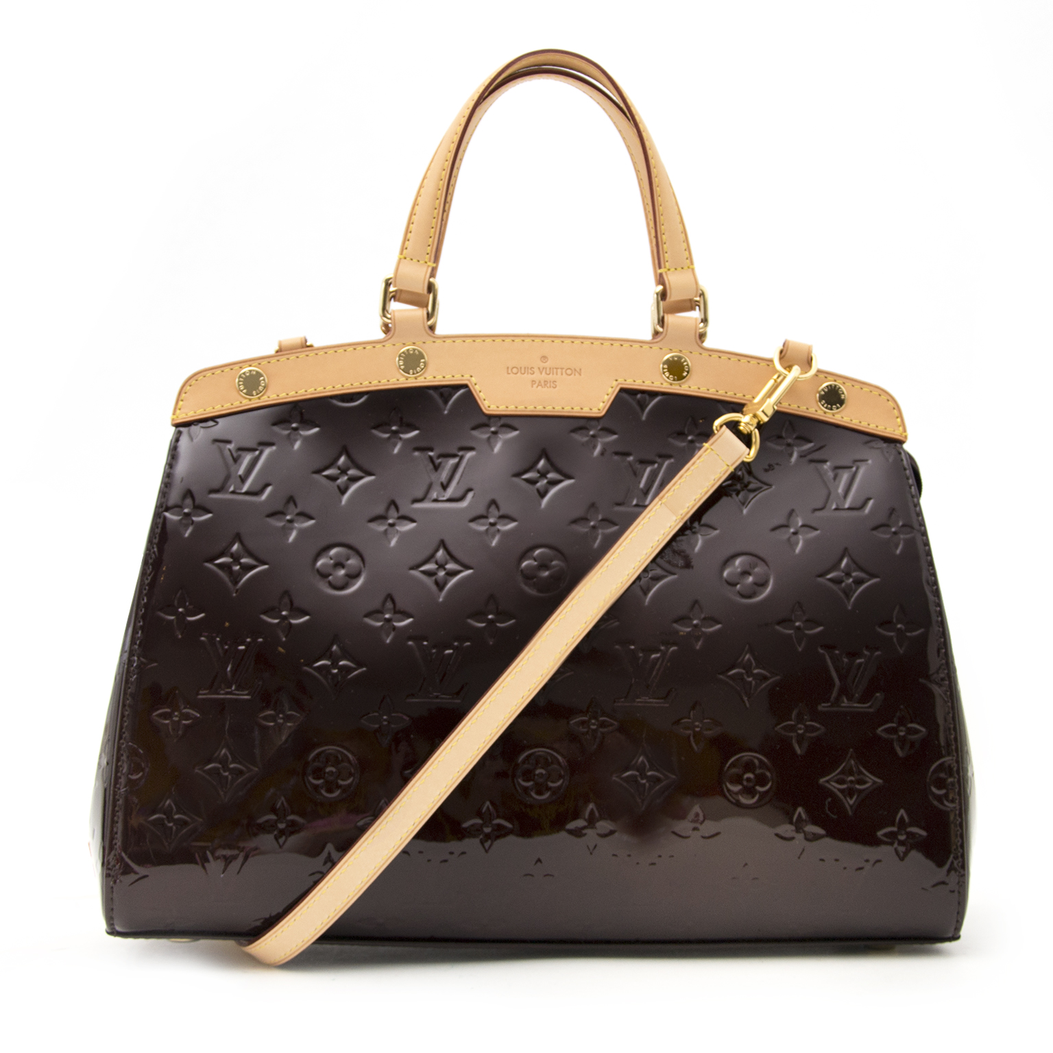 Louis Vuitton Amarante Patent Brea MM ○ ○ Buy Sell Authentic Luxury