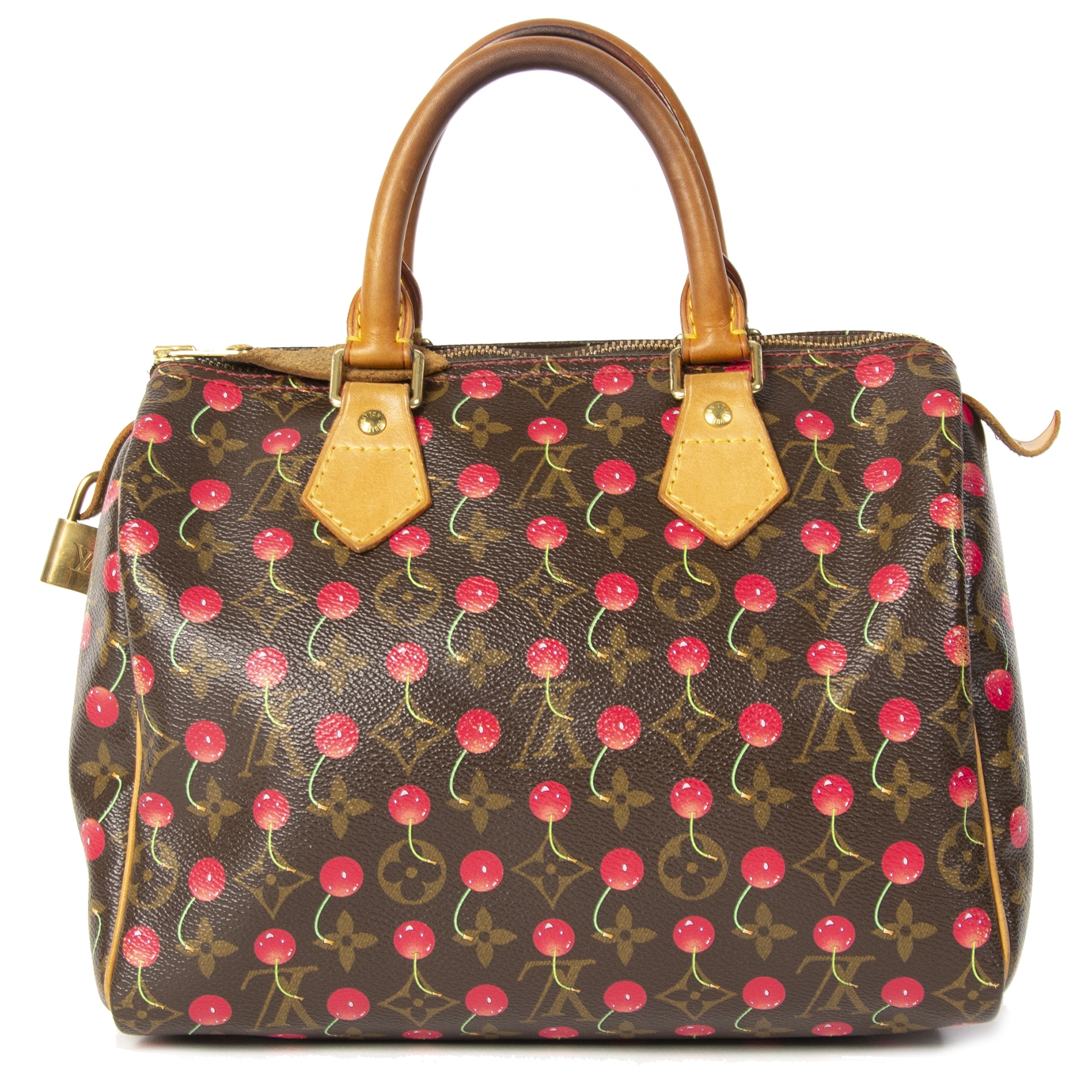 100 Authenticity Guarantee  Louis Vuitton Cherry Cerises Speedy  Just  Gorgeous Studio  Authentic Bags Only