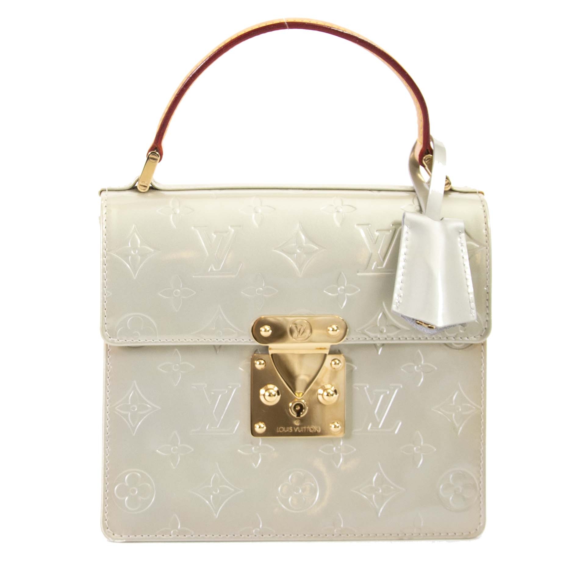 Louis Vuitton Monogram Vernis Spring Street Lime Green Bag