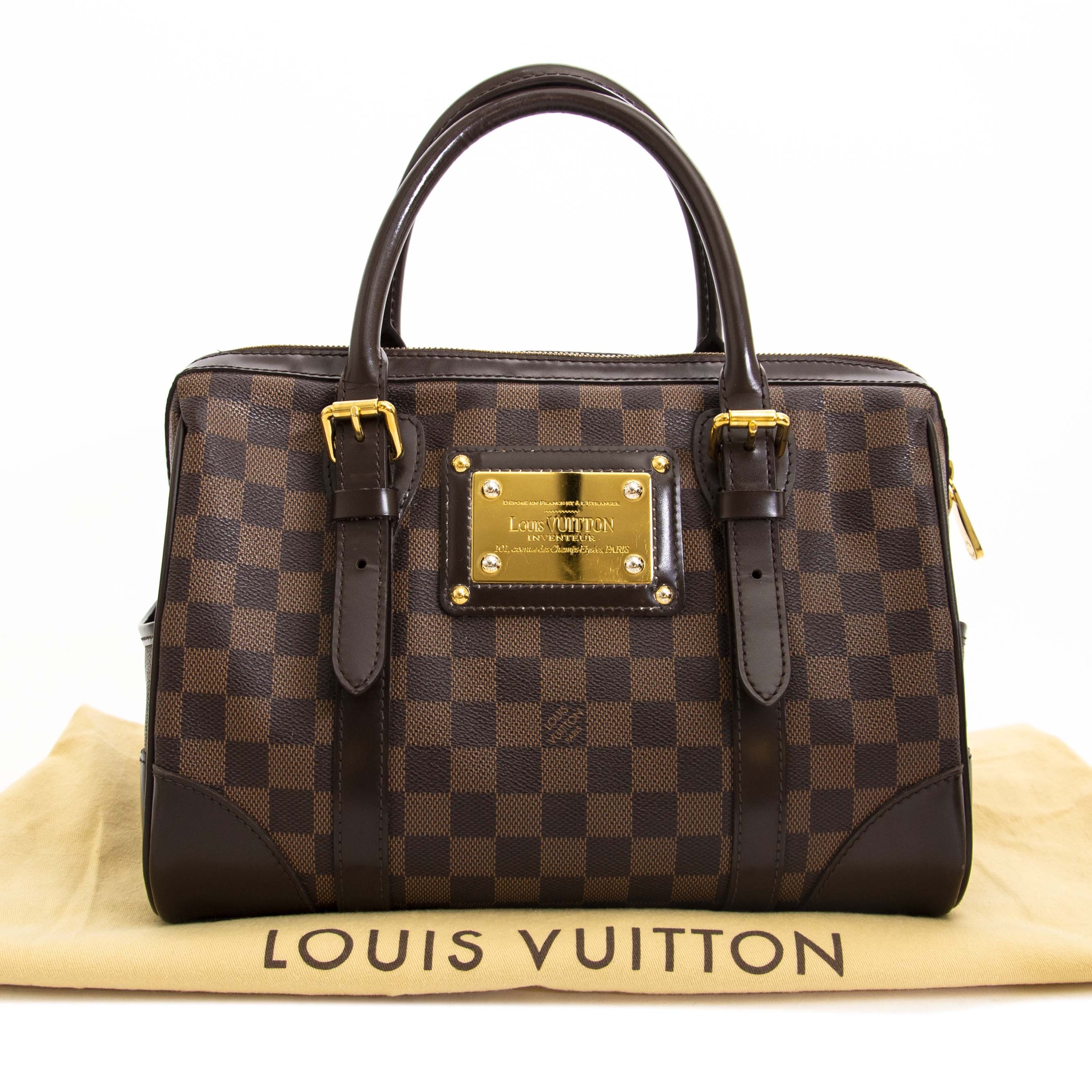 Louis Vuitton, bag, Damier Ebene, Inventeur. - Bukowskis
