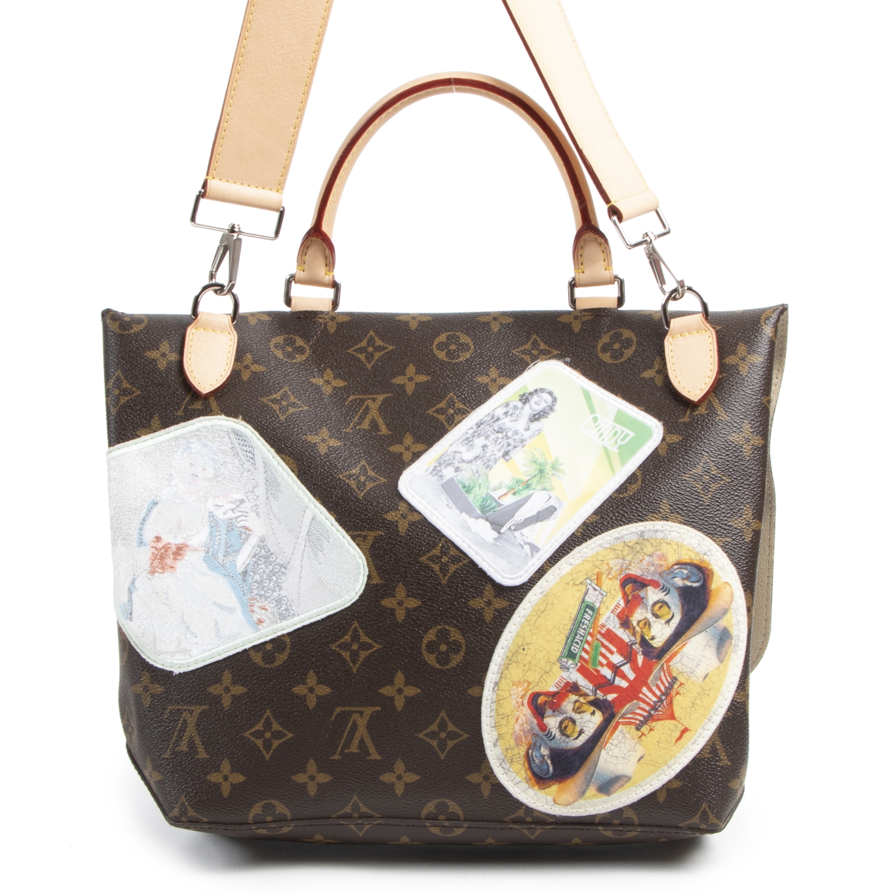 Louis - Quotations from second hand bags Louis Vuitton Mezzo - Pouch -  Vuitton - M51790 – Cindy Sherman at the Fondation Louis Vuitton - Orsay -  Clutch - Bag - Monogram