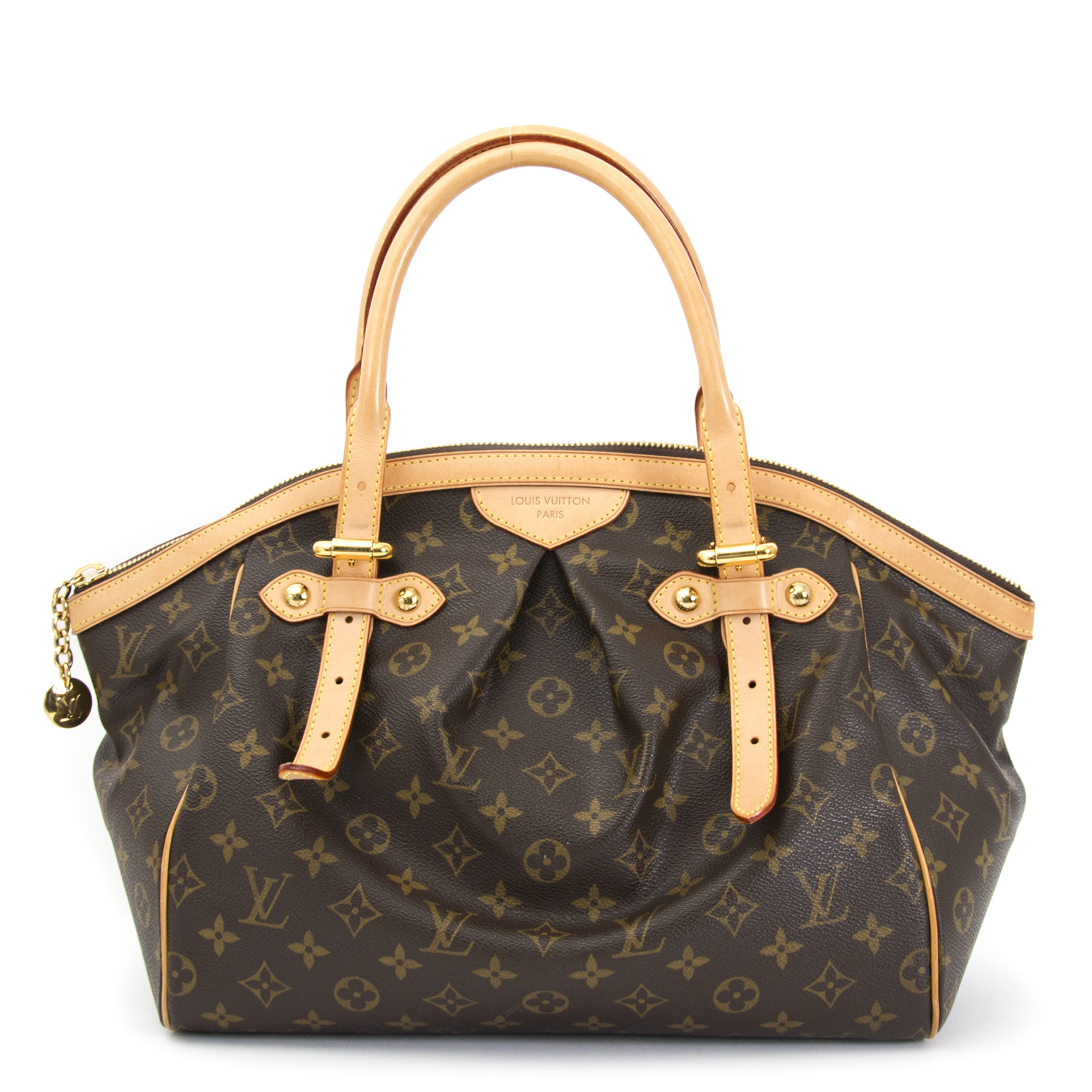 Louis Vuitton Tivoli GM Monogram Canvas Shoulder Bag Brown