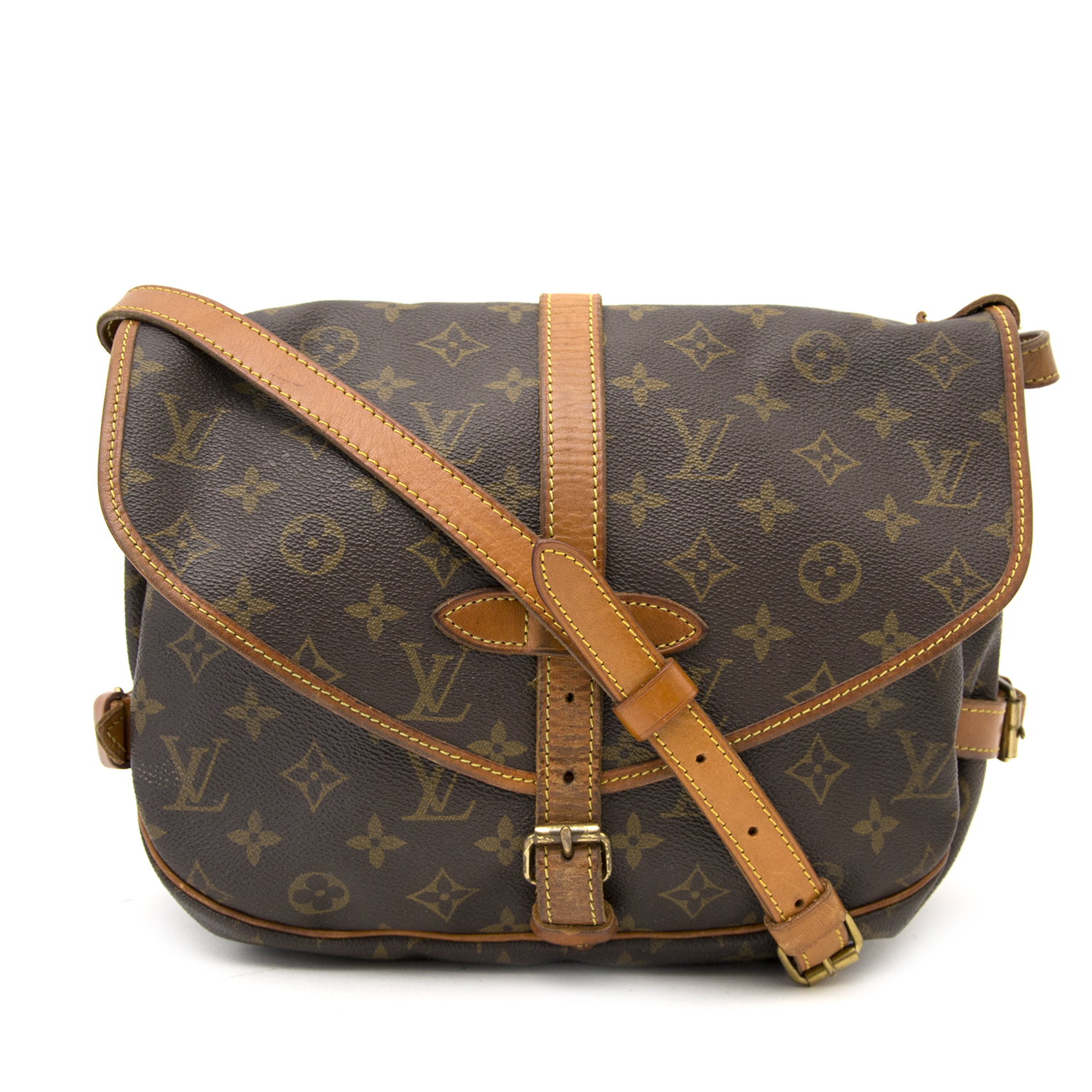 Louis Vuitton Saumur MM Monogram Shoulder Bag ○ Labellov ○ Buy - Main Image