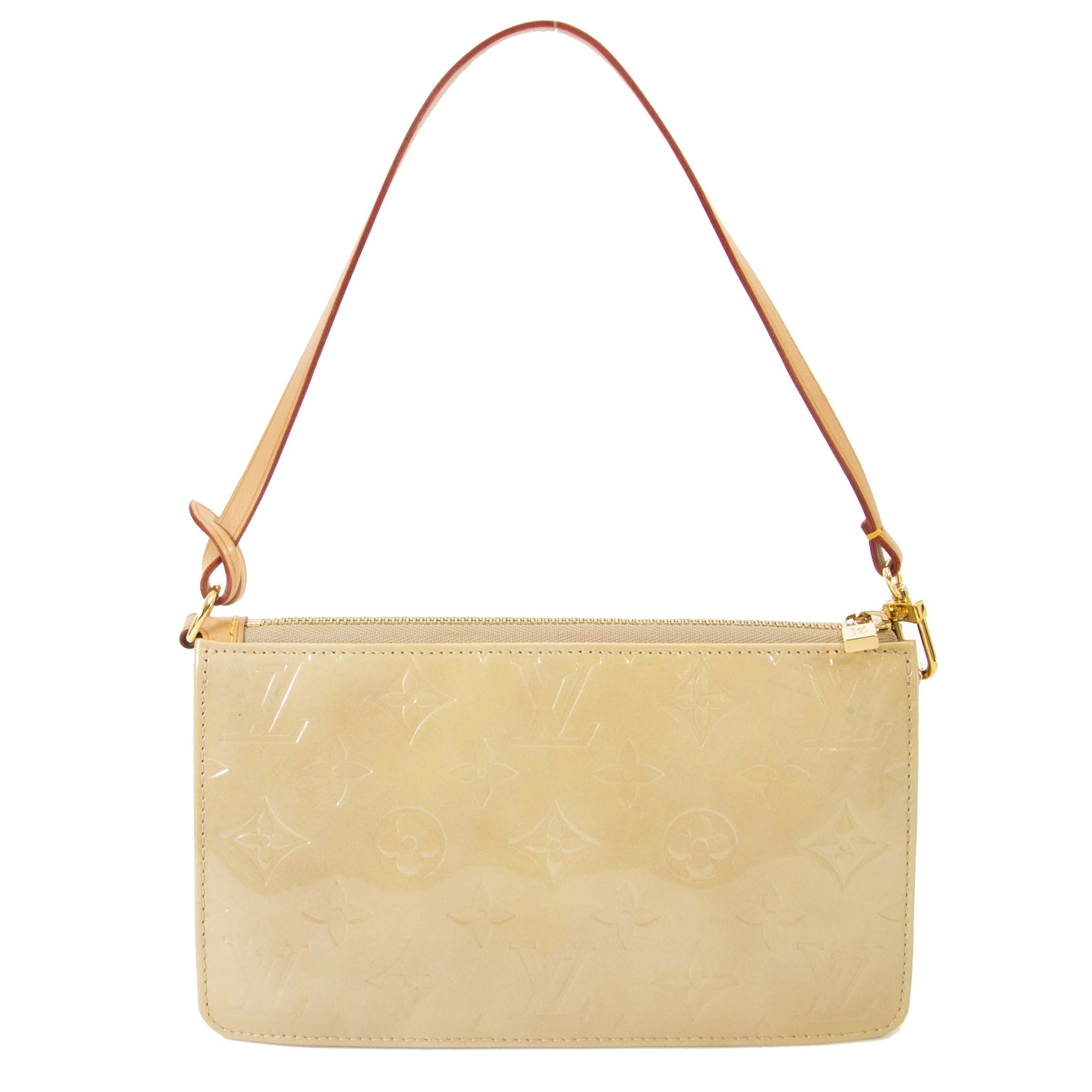 Louis Vuitton Vernis Lexington Pochette Beige 328000