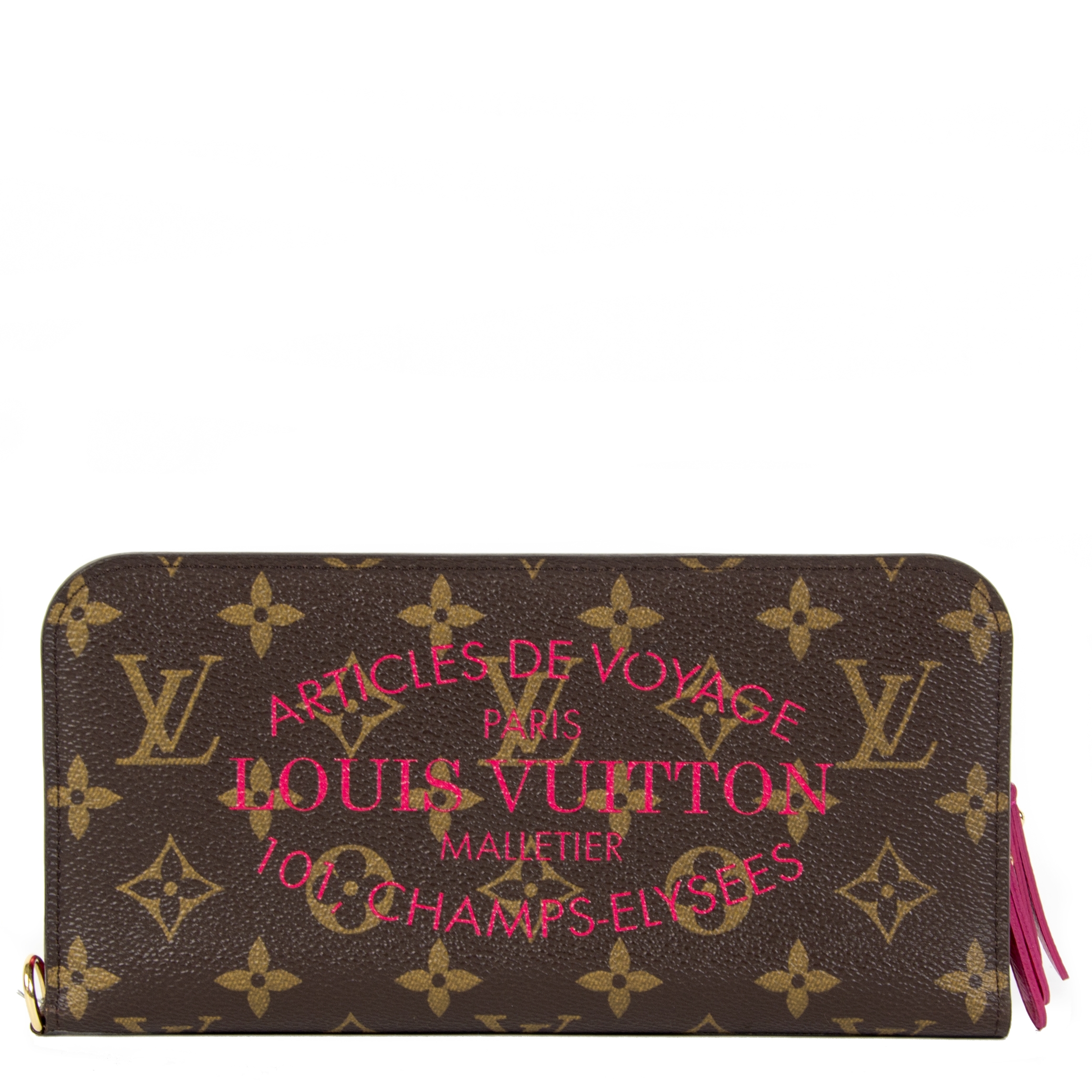 Louis Vuitton, Bags, Vintage Rose Embroidered Louis Vuitton Wallet