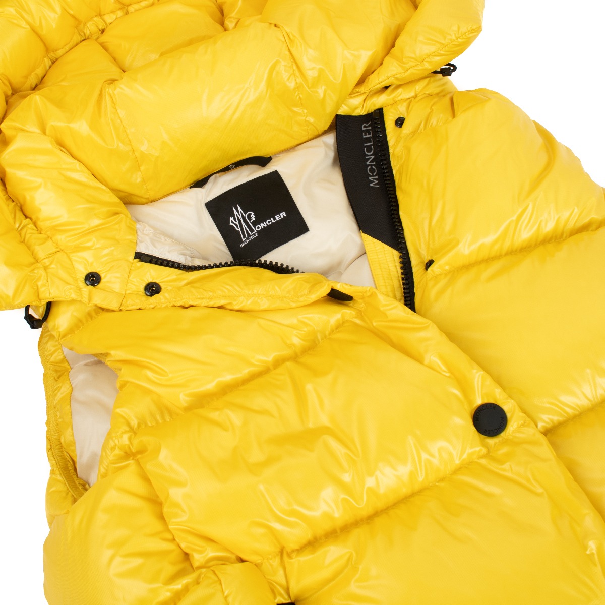 Moncler Grenoble Yellow Resy Down Gilet - Size 3 ○ Labellov