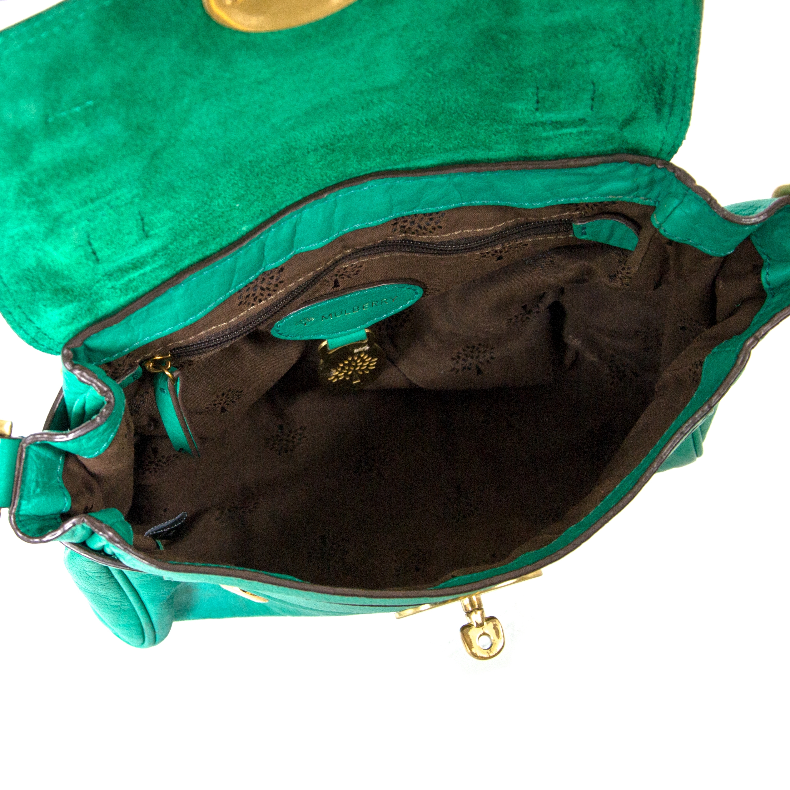 Mulberry Alexa Green Leather Cross Body Bag ○ Labellov ○ Buy and