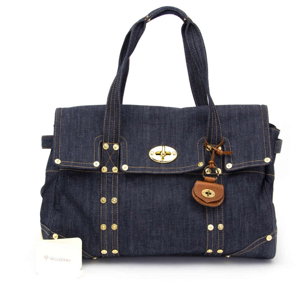 Mulberry Denim Bayswater Shopping Bag ○ Labellov ○ Buy and Sell - Main Image