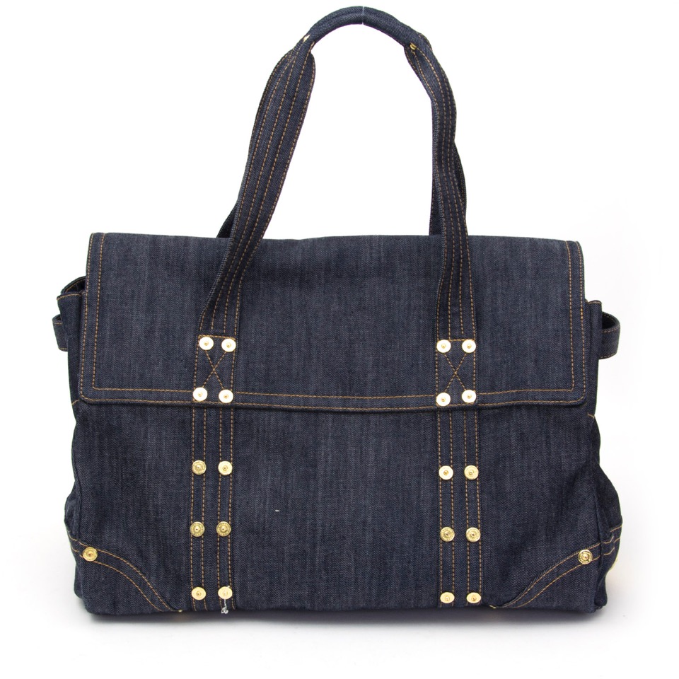 Mulberry Denim Bayswater Shopping Bag Labellov Buy and Sell