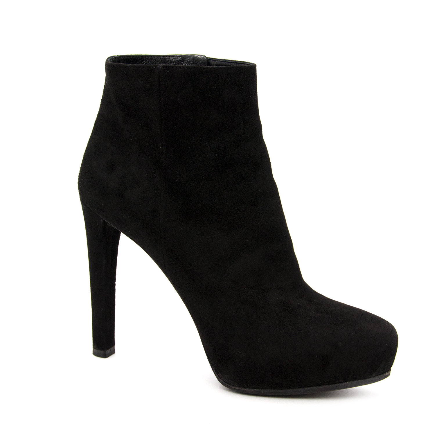 prada suede platform booties