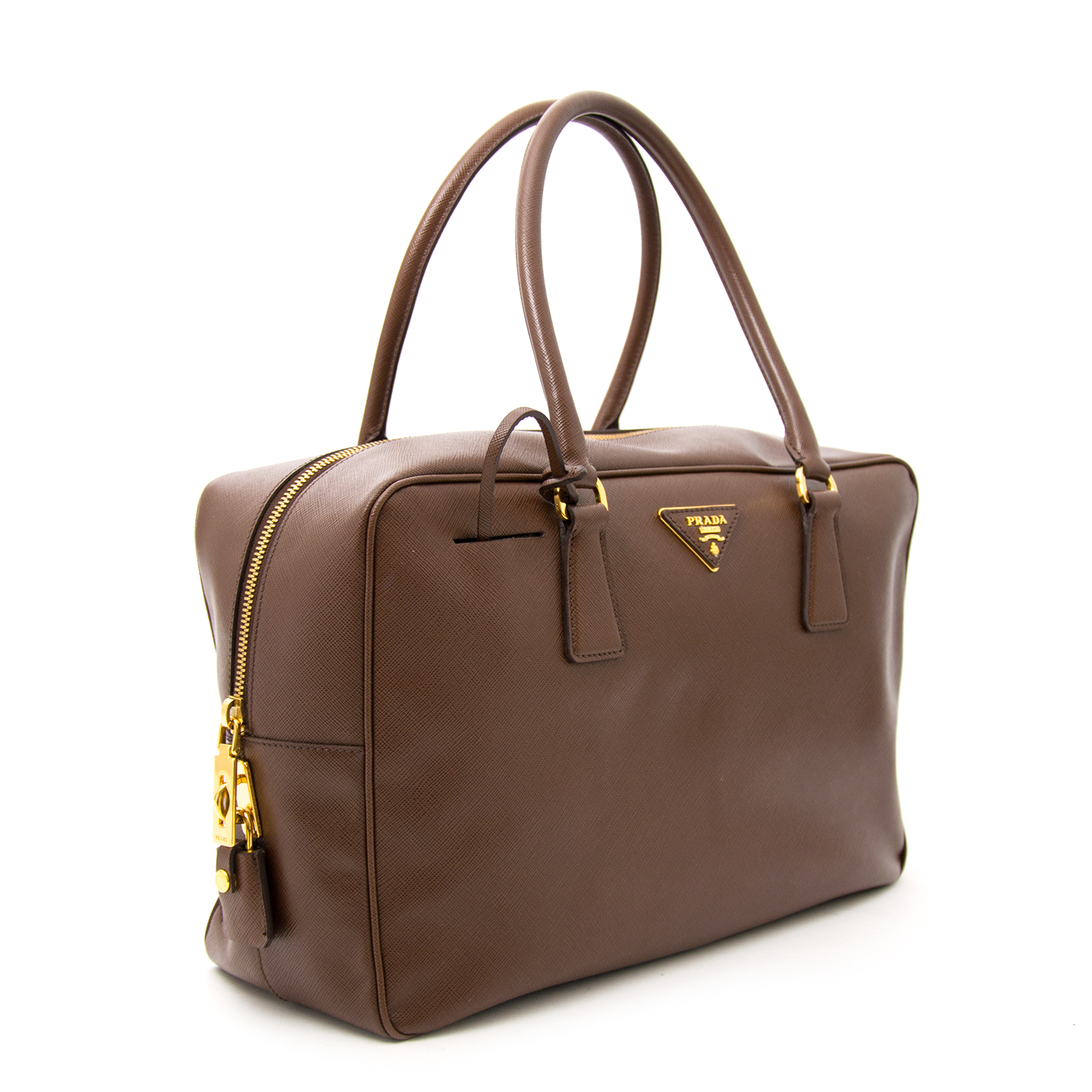 Prada Emblème Saffiano Shoulder Bag - Kaialux