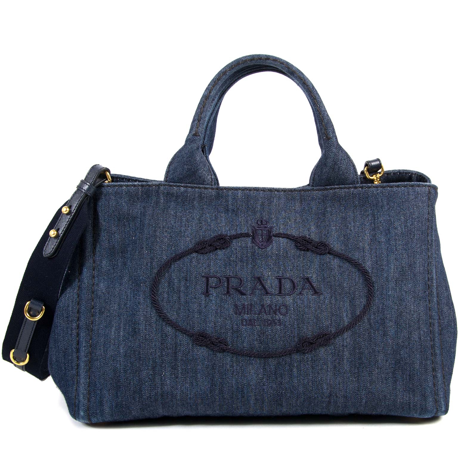 Prada Denim Tote and Shoulder Bag Prada | TLC