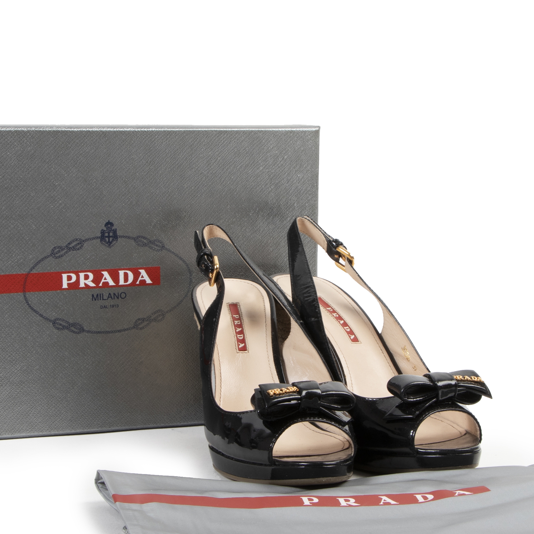 black patent pradas