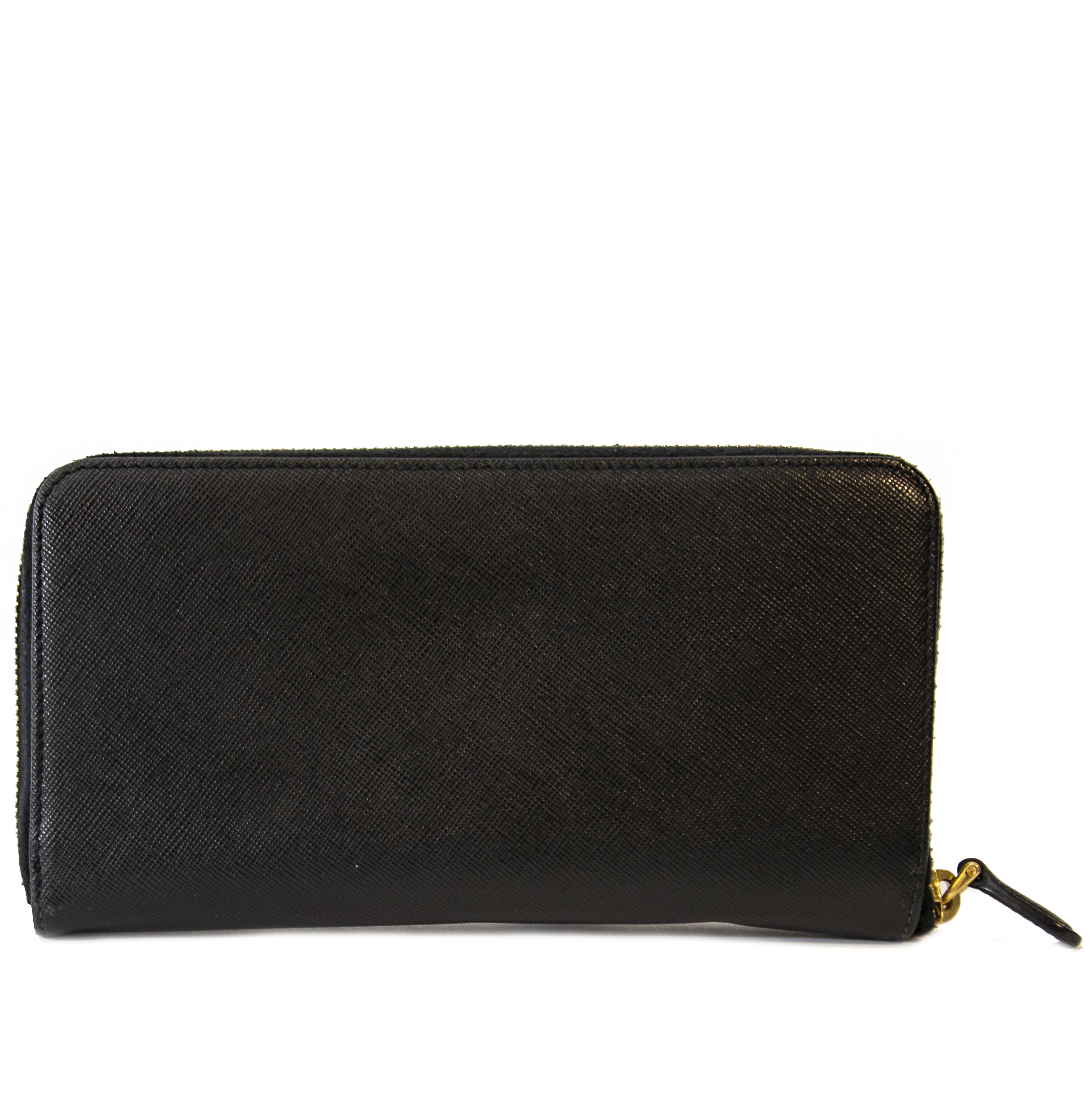 Prada Black Portafoglio Lampo Wallet ○ Labellov ○ Buy and