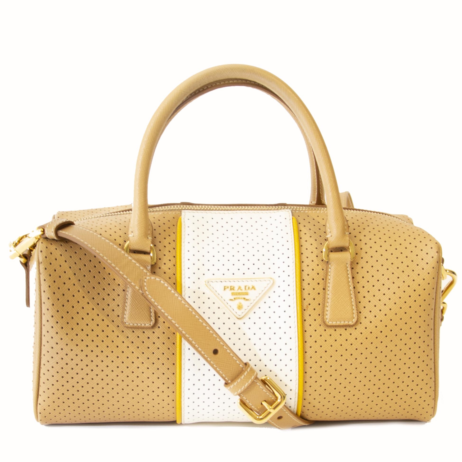 Prada sale boston bag